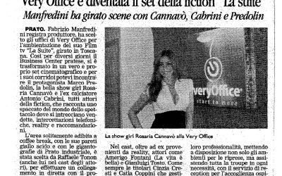 14 maggio 2009 – Il Tirreno – Ciak si gira a Very Office
