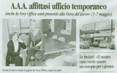 20 aprile 2011 – Il Tirreno – A.A.A. Affittasi Ufficio Temporaneo